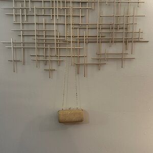 Gold Clutch with Chain Strap